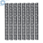Set of 8 E Track Tie Down Rails for Garages Vans (Fits Various Models)