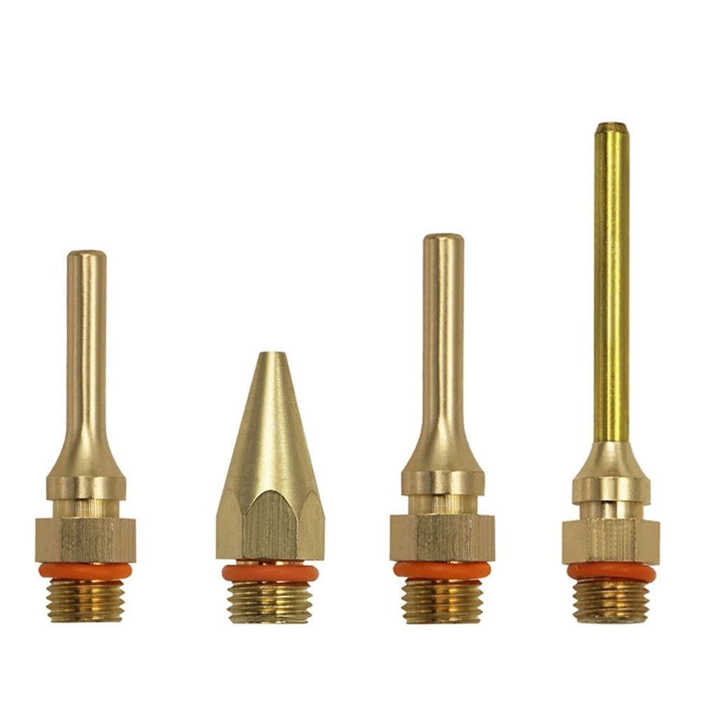 Set of 4 Advanced Glue Sprayer Nozzles with Anti Drip Ball for