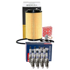 Wix Engine Oil Filter & Denso Spark Plug Kit for Mercedes C215 CL55 AMG (2000–2006)