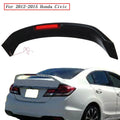 Rear Trunk Lip Spoiler with LED Light for Honda Civic (2012â2015)