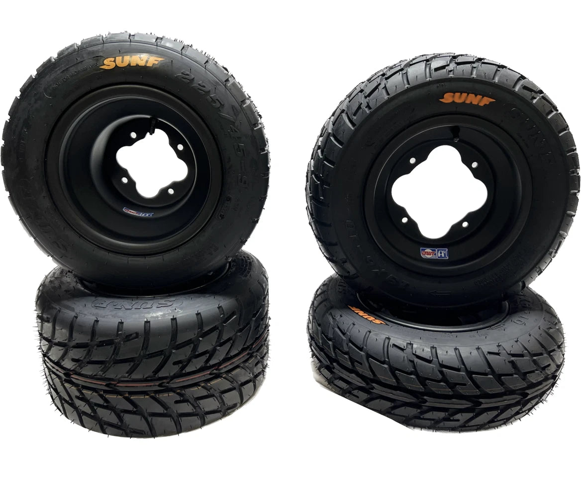 Set of 4 Sunf A021 Street Road Tires for Banshee Raptor YFZ450 (All Years)