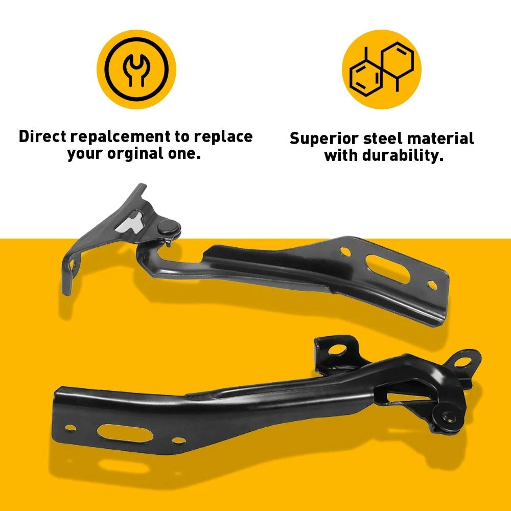 Hood Hinge Pair for Honda Civic (2012–2015) Driver & Passenger Side