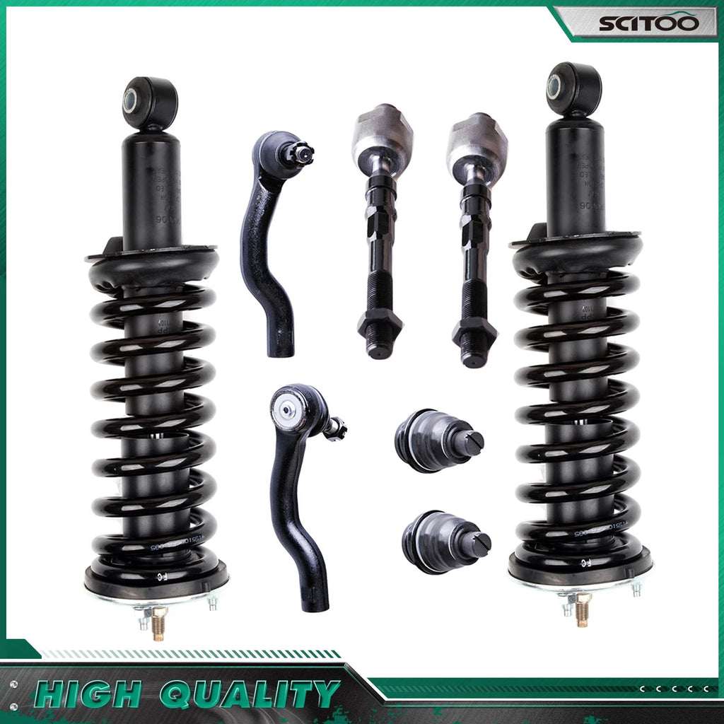 Front Complete Struts Lower Ball Joint Tie Rod for Pathfinder Xterra (2005–2012)