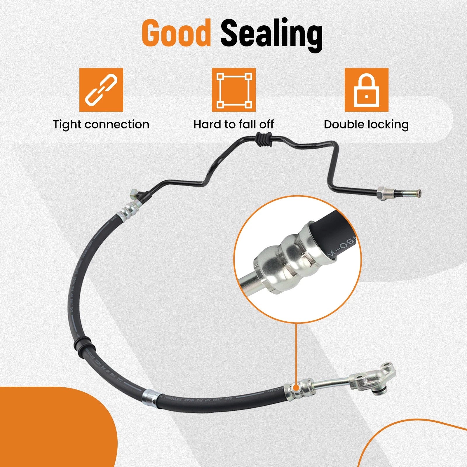 Power Steering Pressure Line Hose for Honda Pilot Acura MDX V6 (2001–2004)