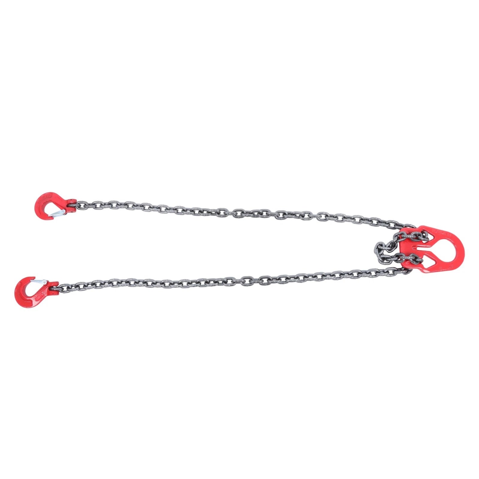 Chain Sling 3/8 Inch x 10 Ft 7100lbs Lifting Chains with Adjuster Hooks (2 Legs)