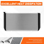 Full Aluminum Radiator for Chevy GMC C/K Suburban 88-00 DPI-1696