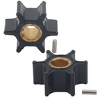 Water Pump Impeller & Pin for Evinrude Johnson Outboard 4-8 HP (0389576)