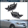 Pair Headlight for Mitsubishi Outlander LS/XLS (2003–2006)