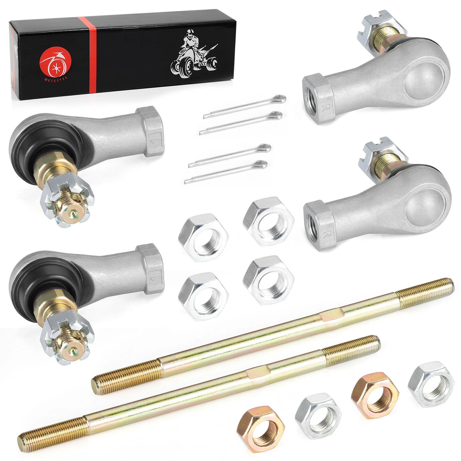 2 Tie Rod Sets for Yamaha Bear Tracker 250 (1999–2004)