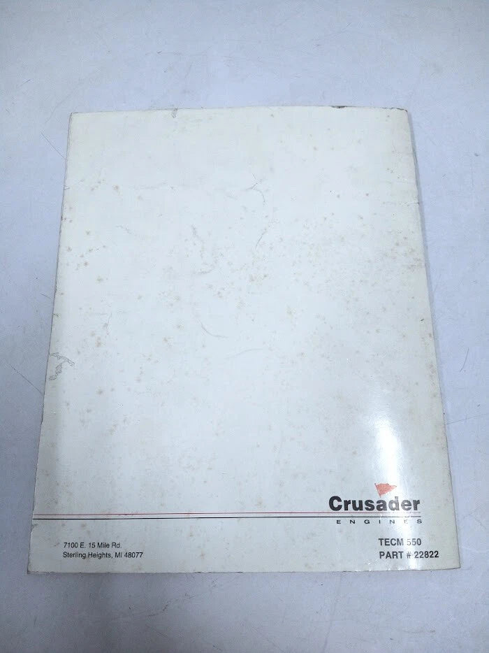Crusader Engines Manual for Crusader Marine Gas Engines (22822)