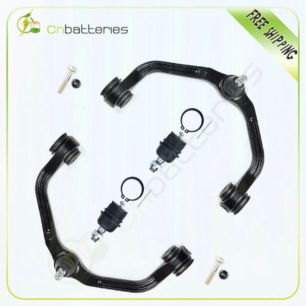 Set of 4 Upper Control Arms & Lower Ball Joints for Ford Ranger