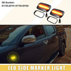 2X Front LED Side Marker Light 81730-20191 for Toyota 