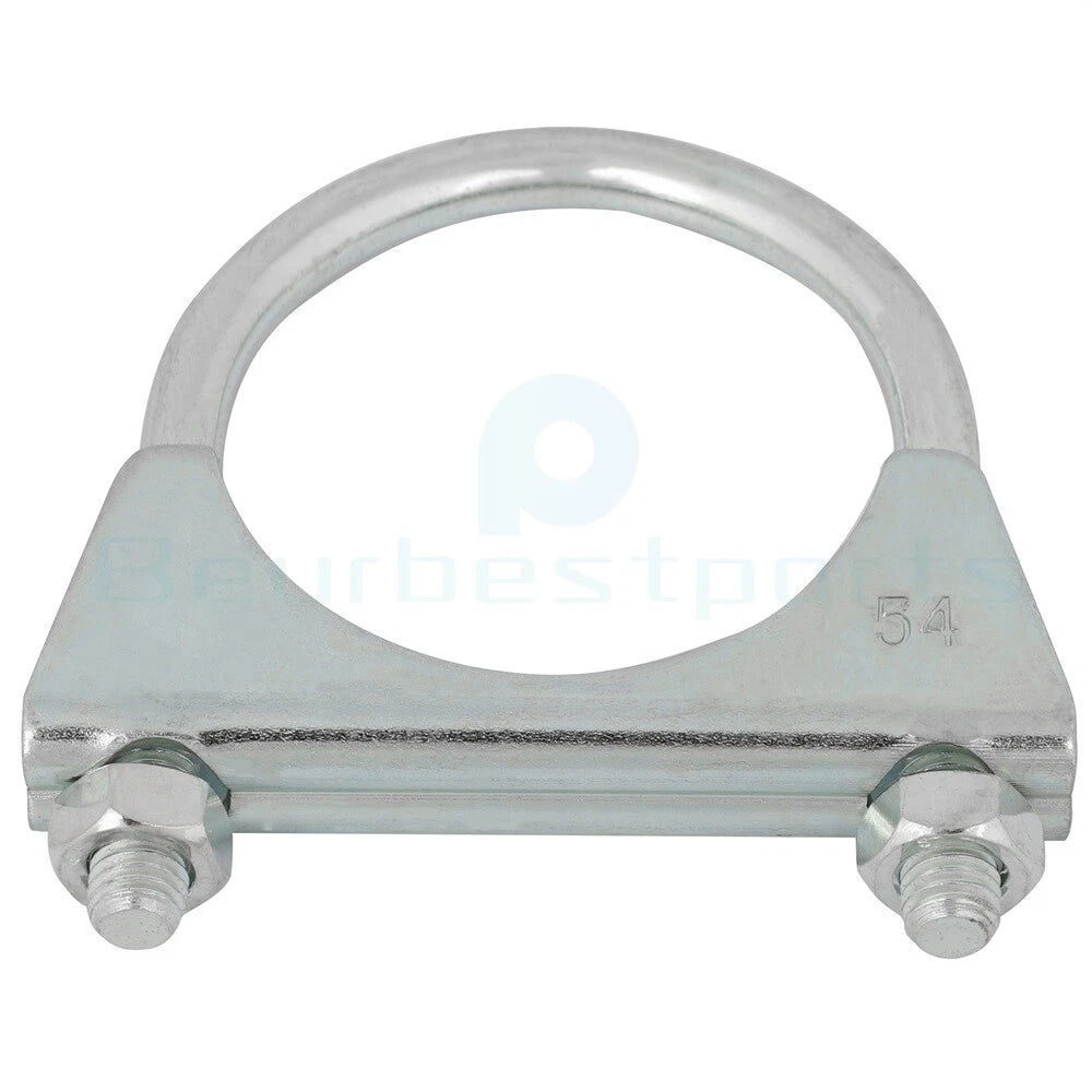 2" U-Bolt Uclamp Muffler Saddle Exhaust Pipe Clamp for Universal Fit