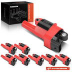 8x Red Ignition Coil for Chevy Silverado 1500 (2007–2013)