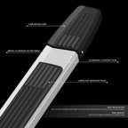 6" Aluminum Side Step Bars for Silverado Sierra Crew Cab (2019–2022)