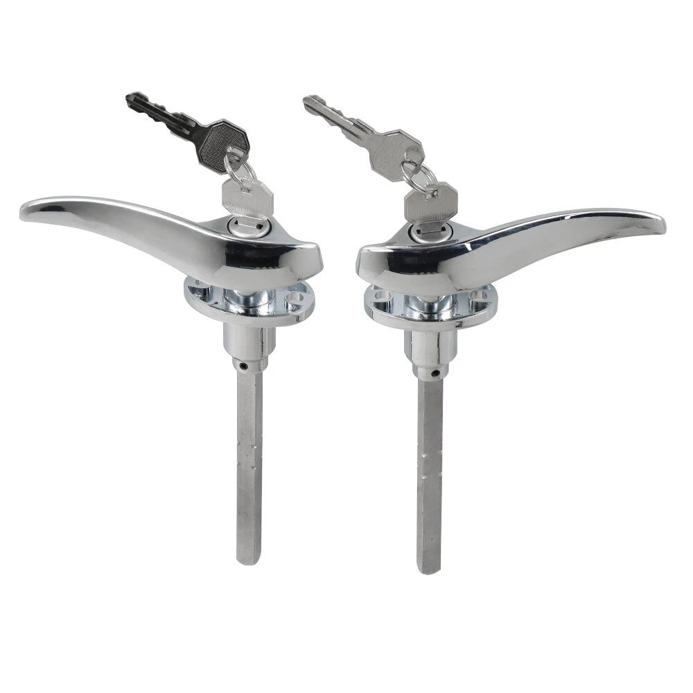 Set of 2 Outside Locking Door Handles for Ford 3 Window (1932–1934)
