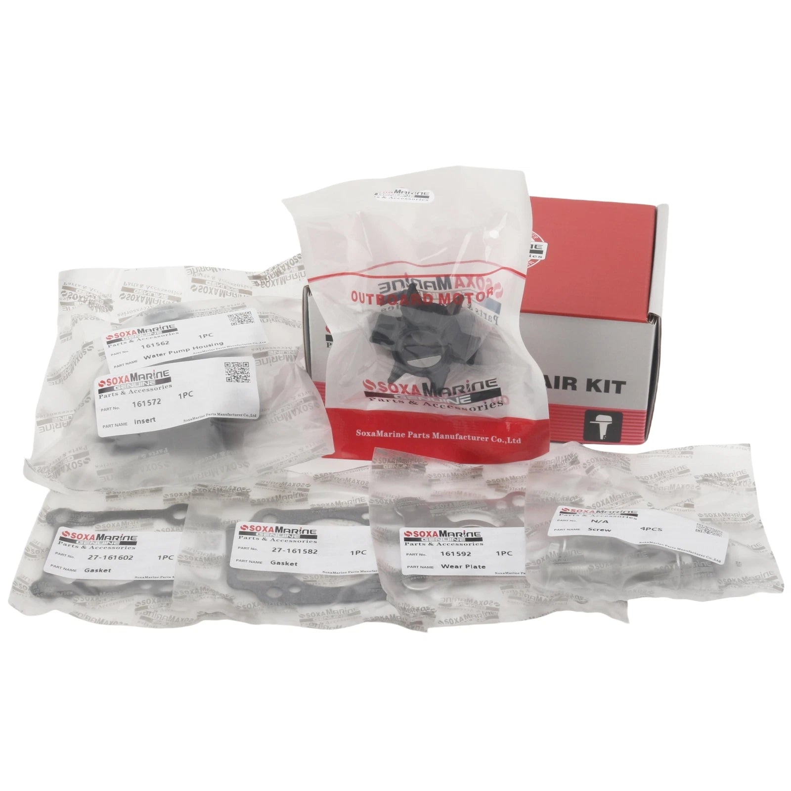 Water Pump Rebuild Service Kit for Mercury Mariner Outboard (853792T01)