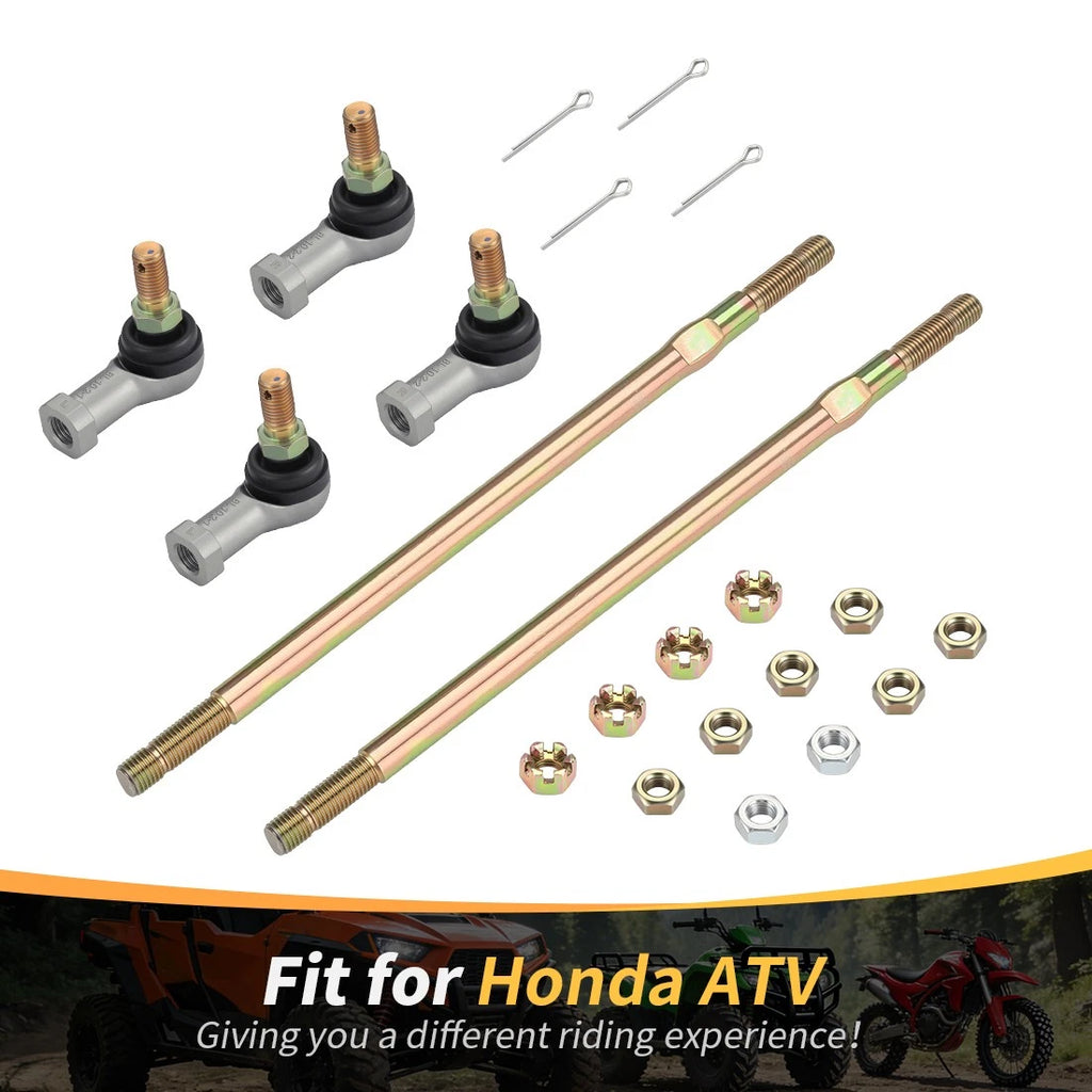 2Pcs Tie Rod End Kit for Honda FourTrax TRX200SX 1986–1988 53521-HB3-770