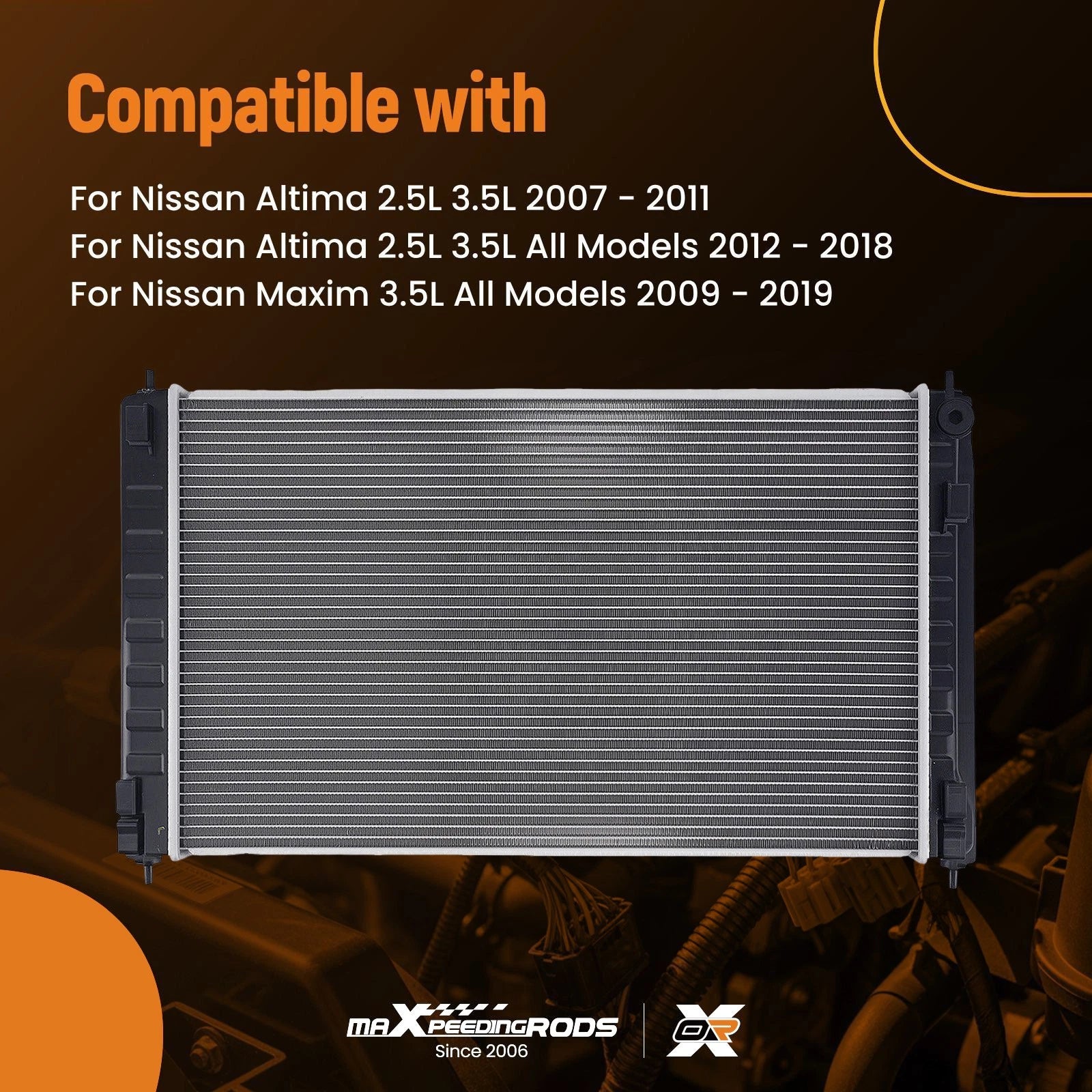 Aluminum Radiator for Nissan Altima (2007-2018)