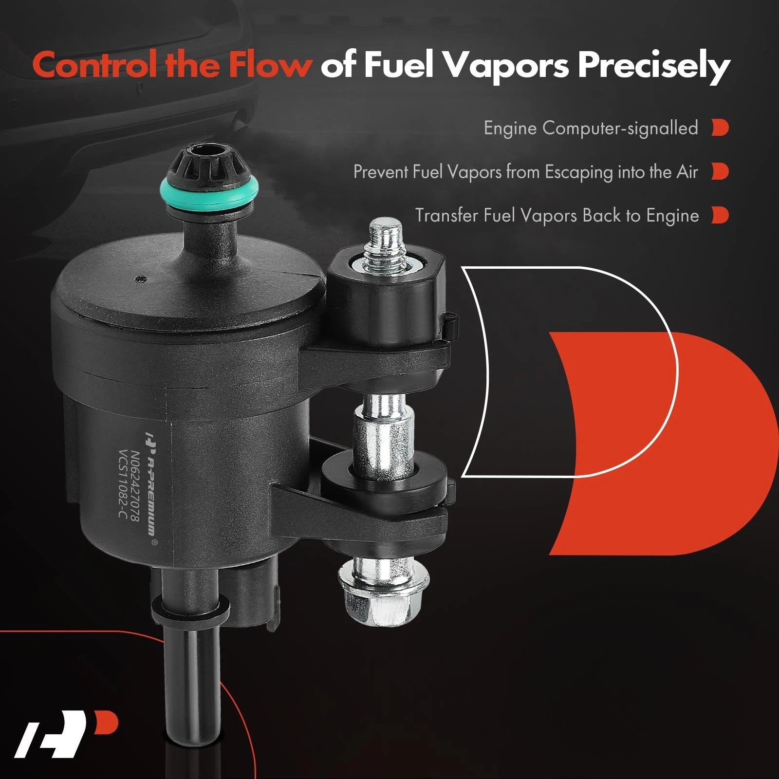 Vapor Canister Purge Valve Solenoid for Buick Enclave (2008–2017)