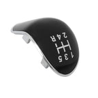 5 Speed Gear Shift Knob Head Cap Cover for Ford Fiesta (2017–2020) Black