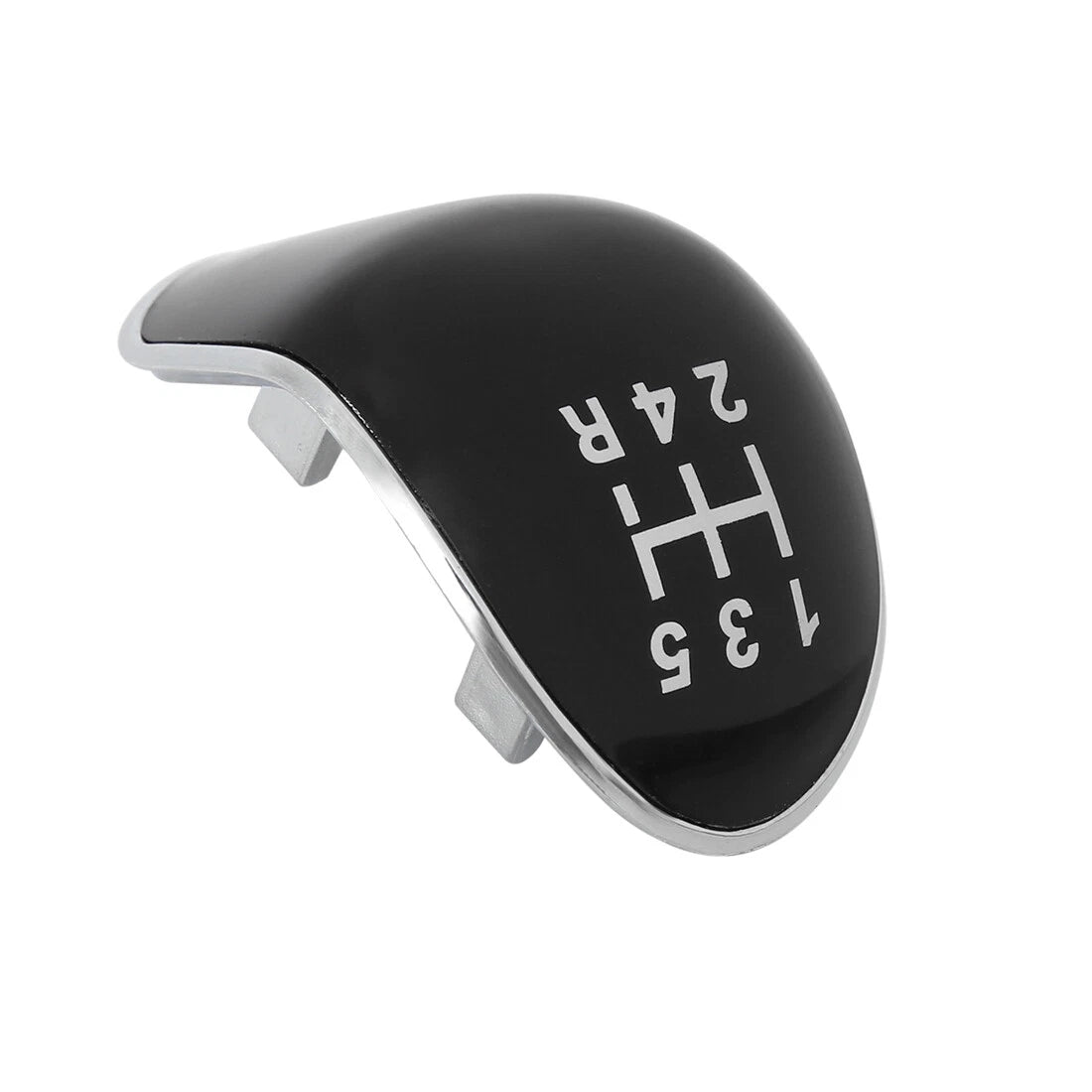 5 Speed Gear Shift Knob Head Cap Cover for Ford Fiesta (2017–2020) Black