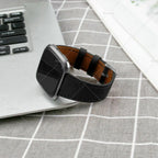 Leather Watch Band Strap for Fitbit Versa 3, Sense (2020–2021)