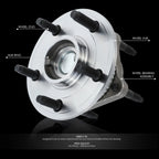 Set of 2 Wheel Bearings & Hubs for Jeep Commander/Grand Cherokee (2005–2010)