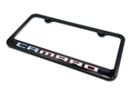 Black Plastic License Plate Frame Front for Chevrolet Camaro (2010–2024)