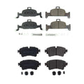 PowerStop Z17 Low-Dust Ceramic Disc Brake Pads Kit for Audi A4 A5 (2009–2016)