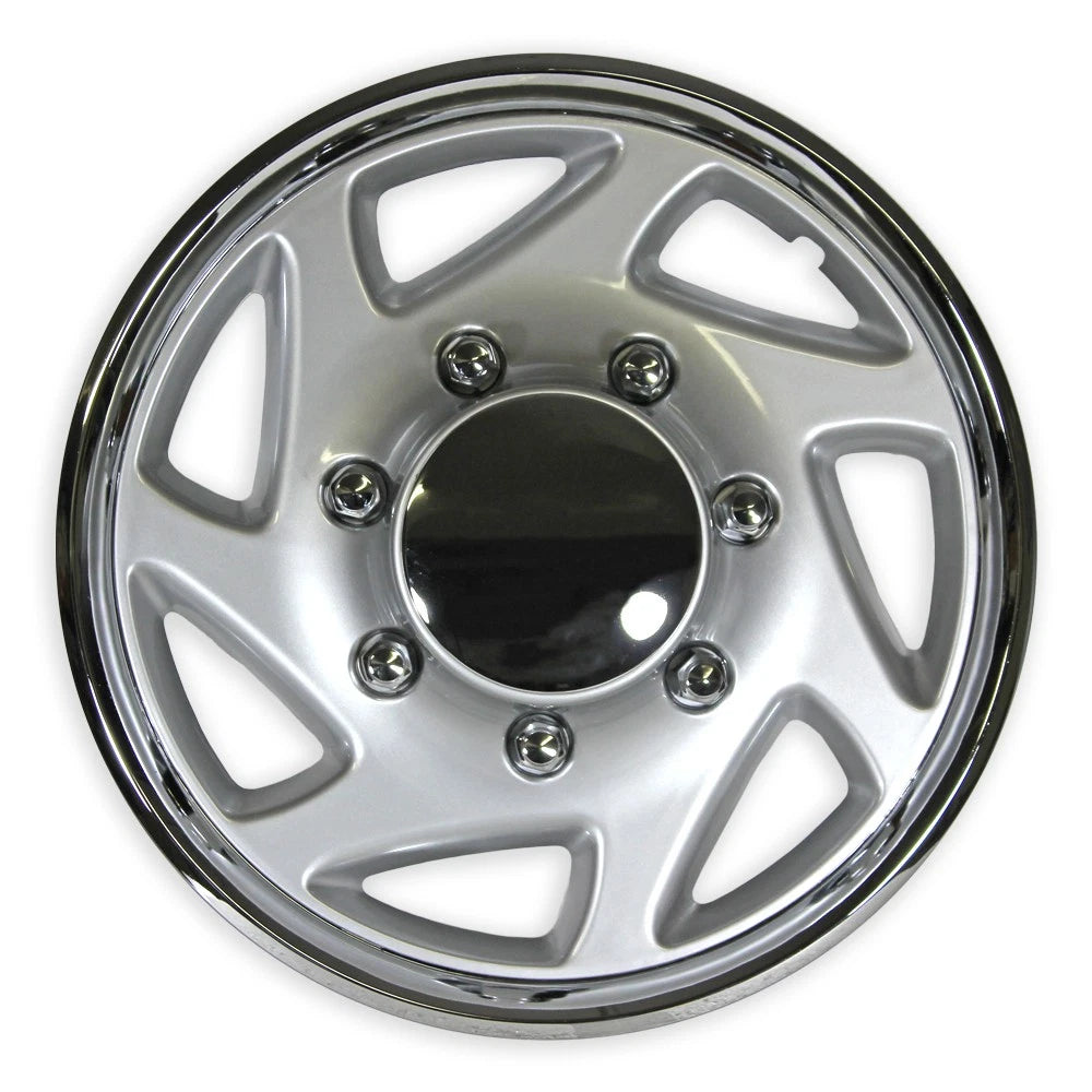 16 Inch Chrome Push On Wheel Covers for Steel Wheels Saxon Style for Chevy (2000–2020)