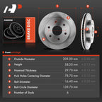 Front Disc Brake Rotors for Chevy Silverado 1500, GMC Sierra 2500 (1999–2006)