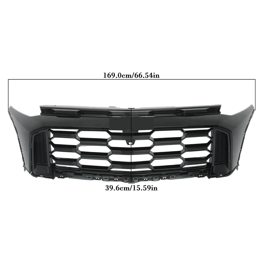 Reinforced Black Front Bumper Upper Grille for Chevrolet Equinox (2025–2026)