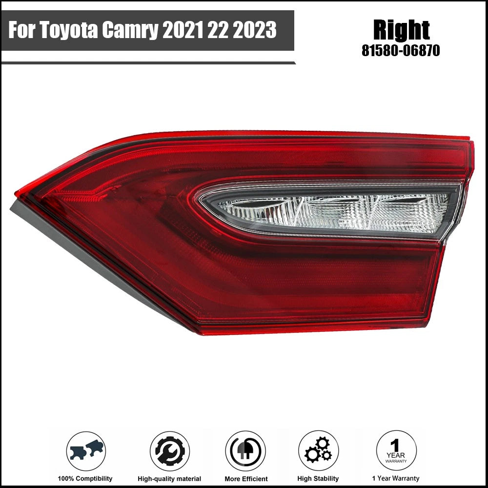 LED Tail Light for Toyota Camry (2021–2023) Right Side Black Housing