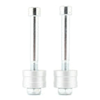 Handle Bar Risers for Ducati Hypermotard 1100 (2007-2009) Silver