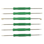 6X Welding Tool Set - Awl, Brush, Carbon Steel Fork Hook