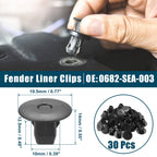 30 Pcs Fender Liner Clips for Honda Accord (No. 90682-SEA-003)