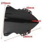 Windshield for KAWASAKI Ninja 250SL 2014-2017 ABS Silver Screen