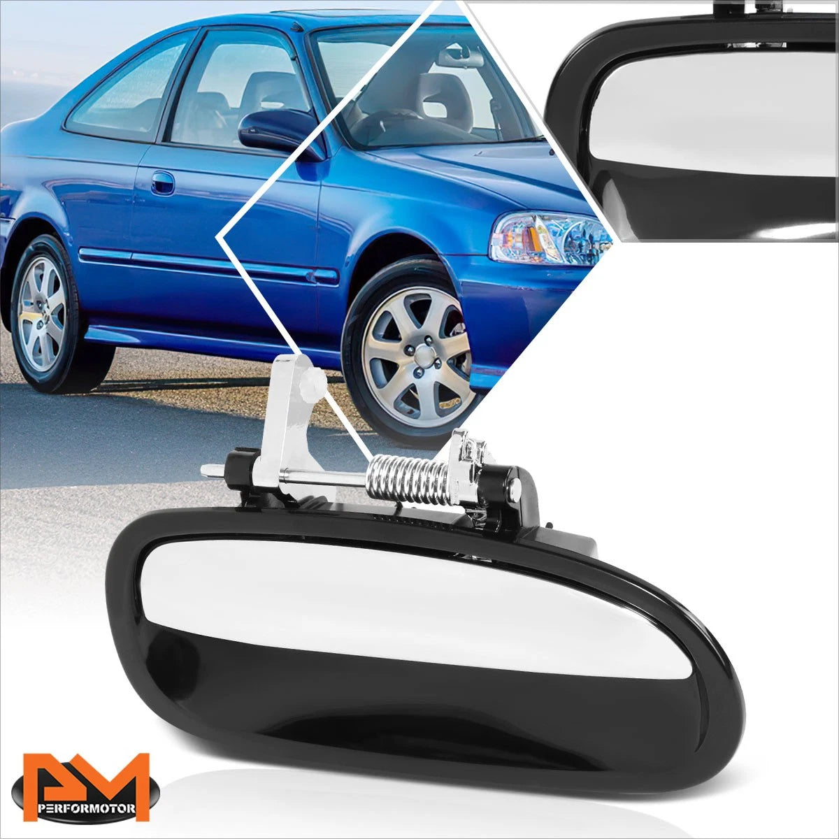 Exterior Outer Door Handle for Honda Civic Sedan (1996–2000)