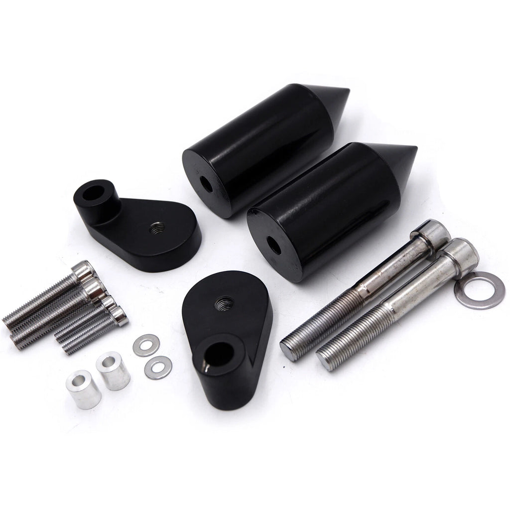 Black Spike Frame Slider for Honda CBR1000RR (2006–2020)