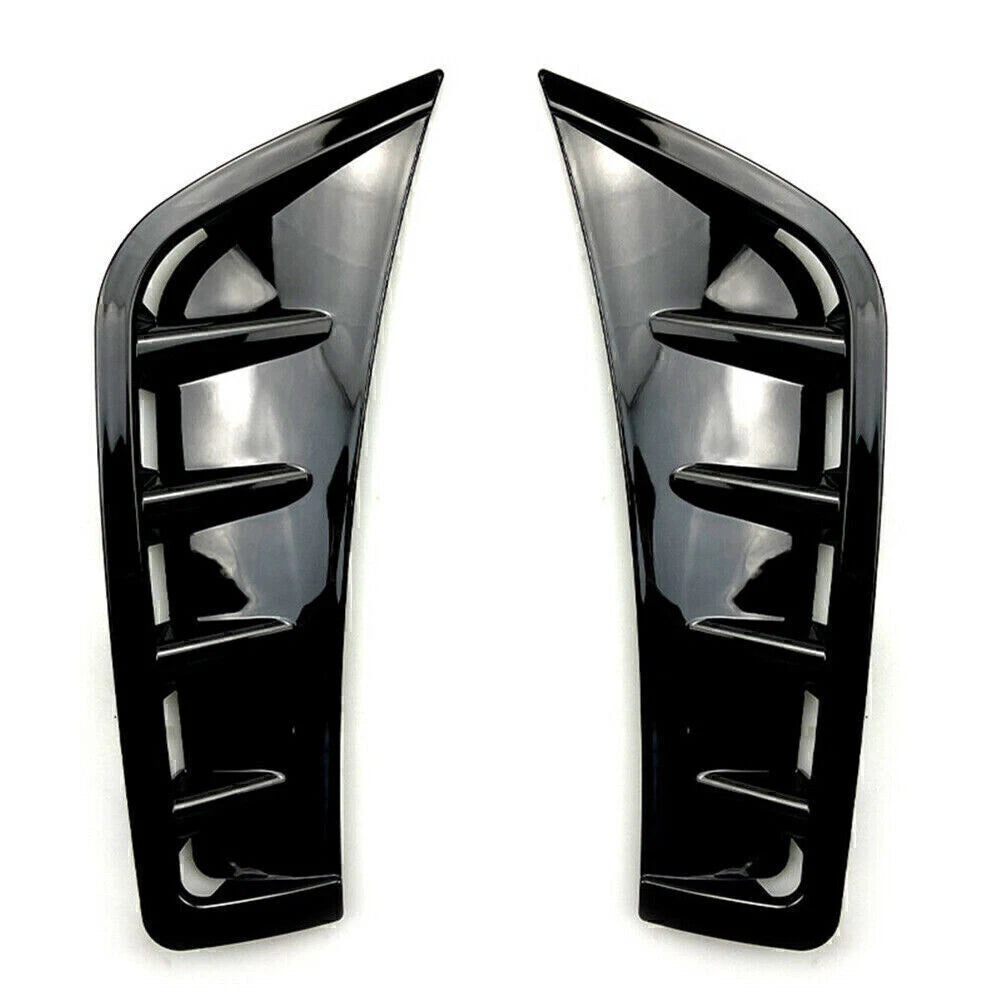 Front Wheel Air Vent Hood Fender Cover Trim for Benz GLC-Class (2020) Gloss Black