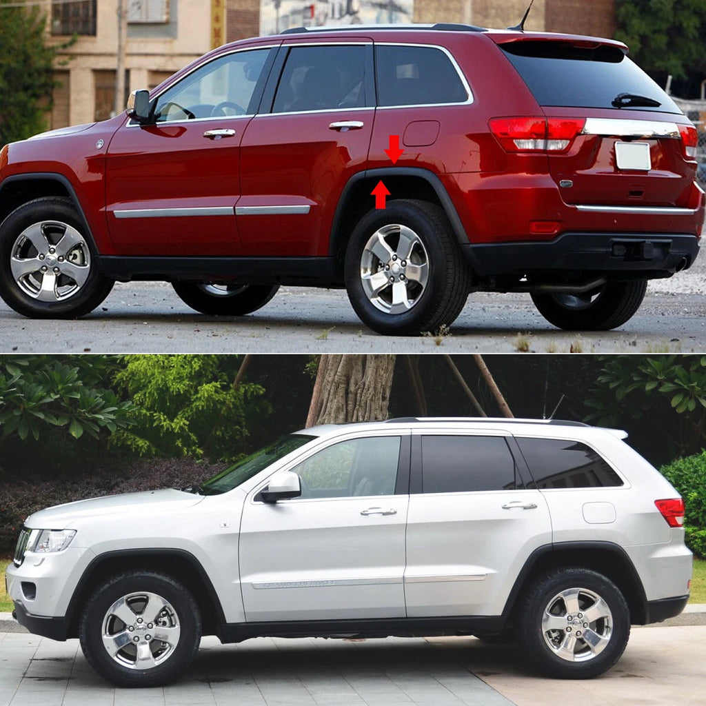 Set of 4 Wheel Arch Trim Molding for Jeep Grand Cherokee (2011–2021)