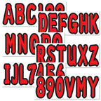 Sticker Decals A-Z Letters & 0-9 Numbers for Marine Boat (All Years)