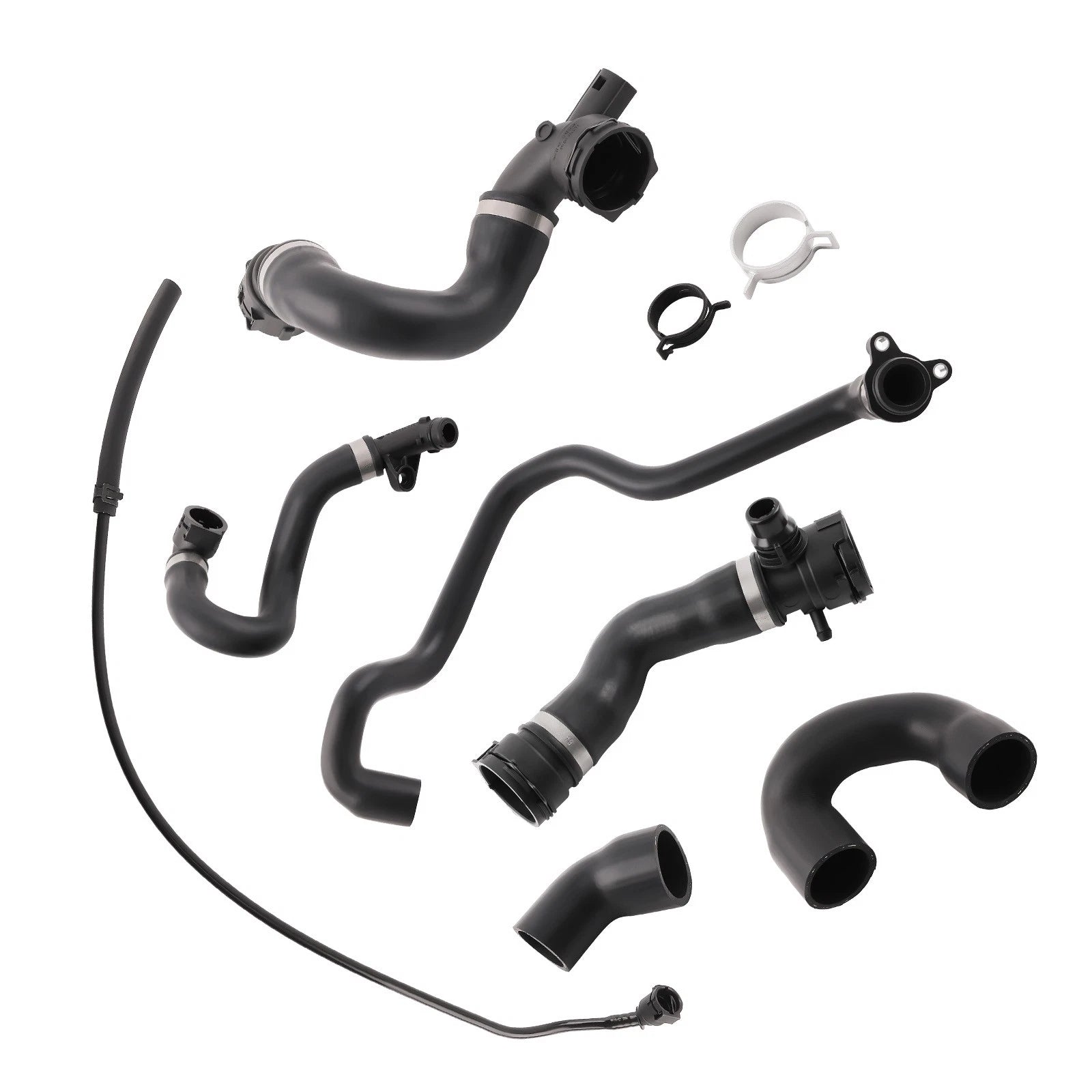 7 Hoses Radiator Coolant Pipe Kit for BMW E90 128i 328i N51 (2007–2011)