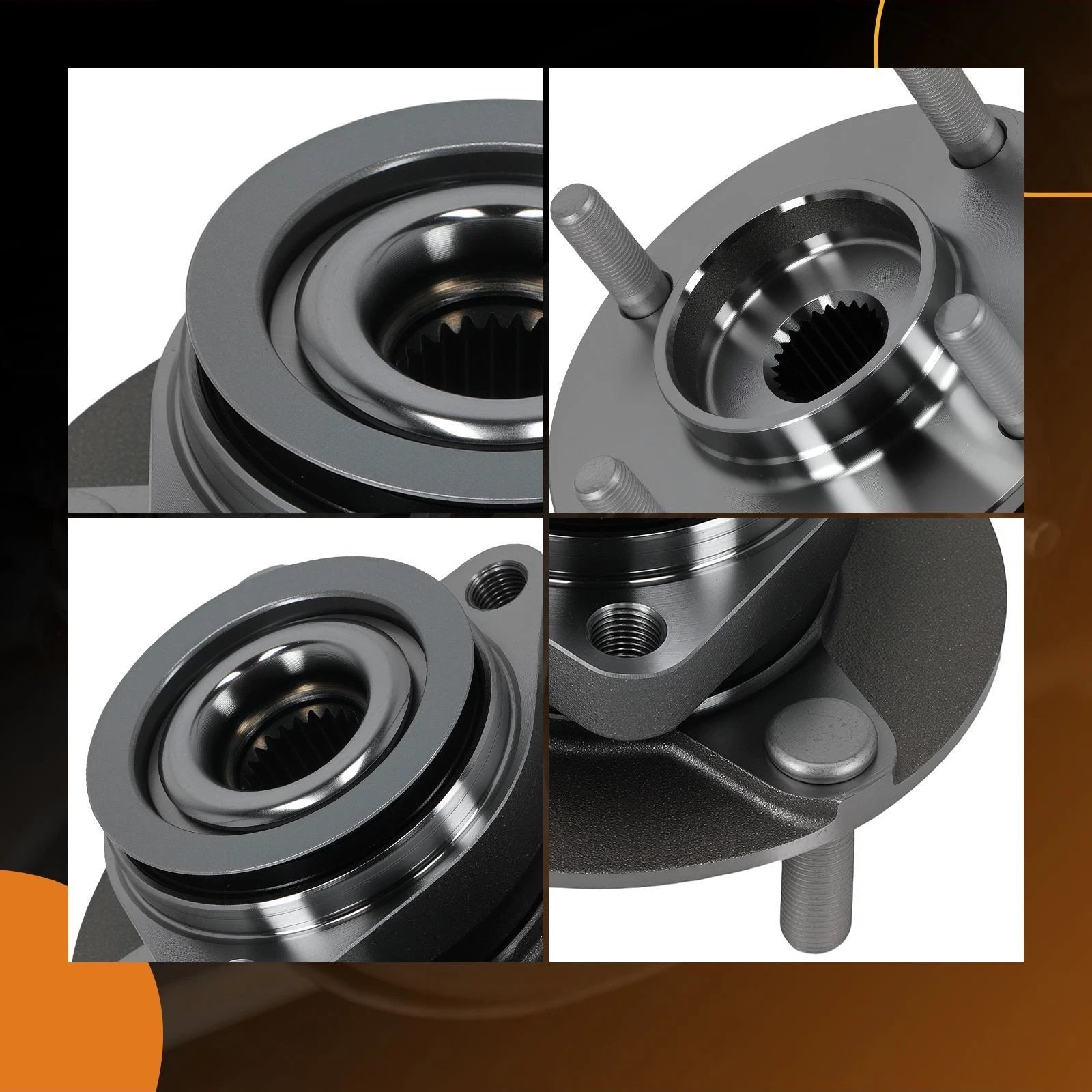 Front Left Right Wheel Hub Bearing for Nissan Versa (2007–2012) 513373 H513373