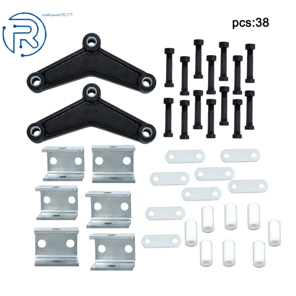 Trailer Tandem Axle Suspension Leaf Spring Hanger Kit for Double Eye Springs