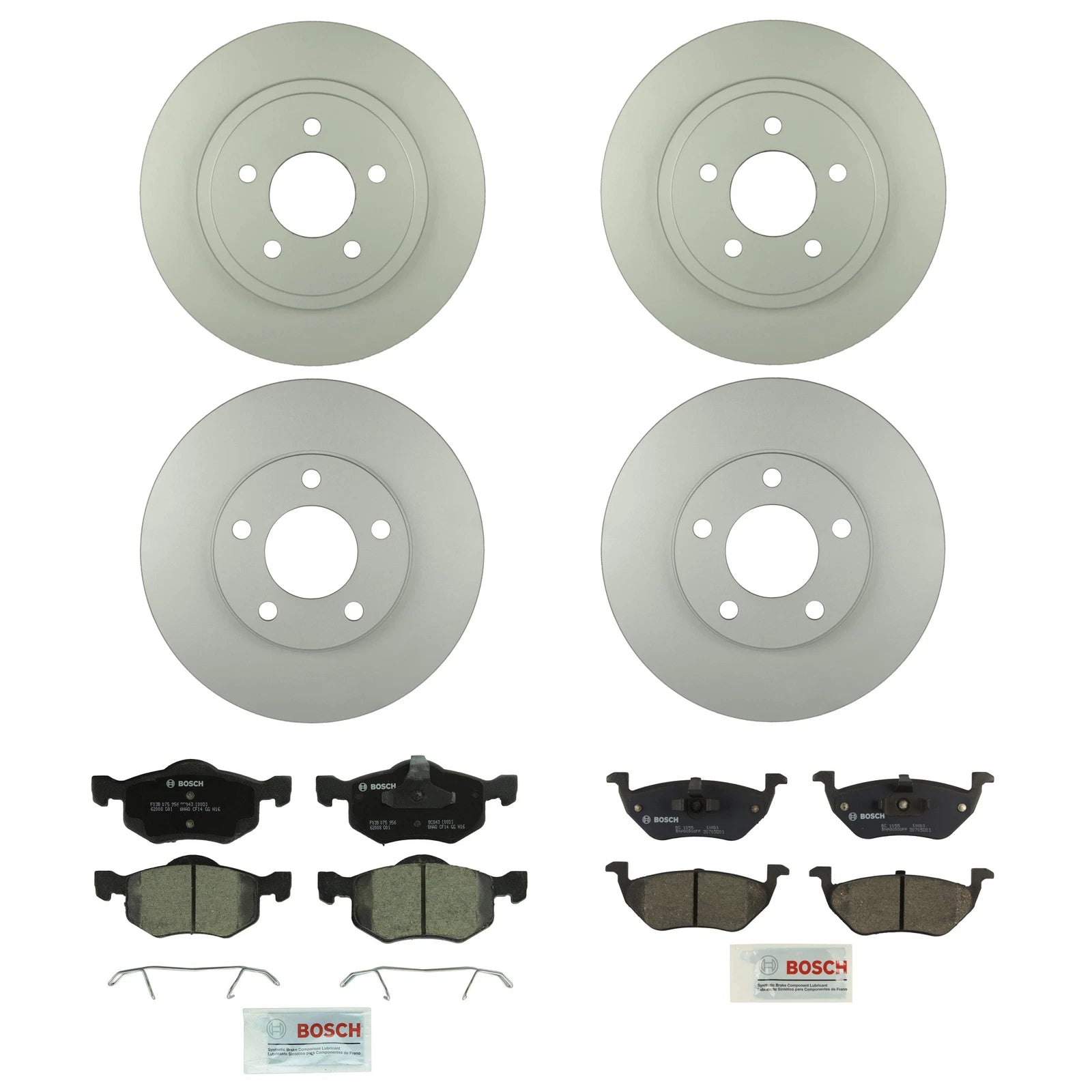 Brake Kit with Disc Rotors & Ceramic Pads for Mazda Tribute (2001–2008)