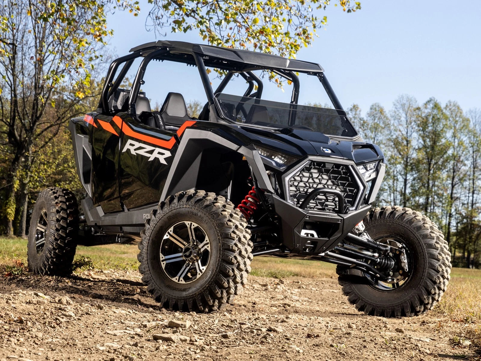SuperATV Dark Tint Half Windshield for Polaris RZR Pro S (2025–2025)