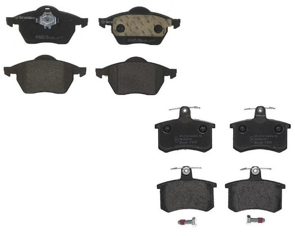Set of 4 Brembo Low-Met Brake Pads for Audi A4 1.8 2.8 (1996–1997)