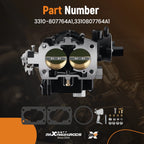 Carburetor Set for Mercruiser V6 4.3L (3310-807764A1, 3310807764A1)